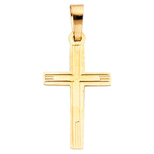 Load image into Gallery viewer, 14K Yellow Gold 11mm Cross Pendant