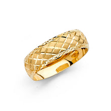 Load image into Gallery viewer, 14K Yellow Gold 6mm DC Wedding Band