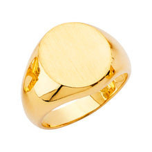 Load image into Gallery viewer, 14K Yellow Gold Men&#39;s Signet Ring