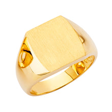 Load image into Gallery viewer, 14K Yellow Gold Signet Men&#39;s Ring