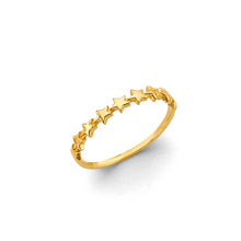 Load image into Gallery viewer, 14K Yellow Gold Stars Ring