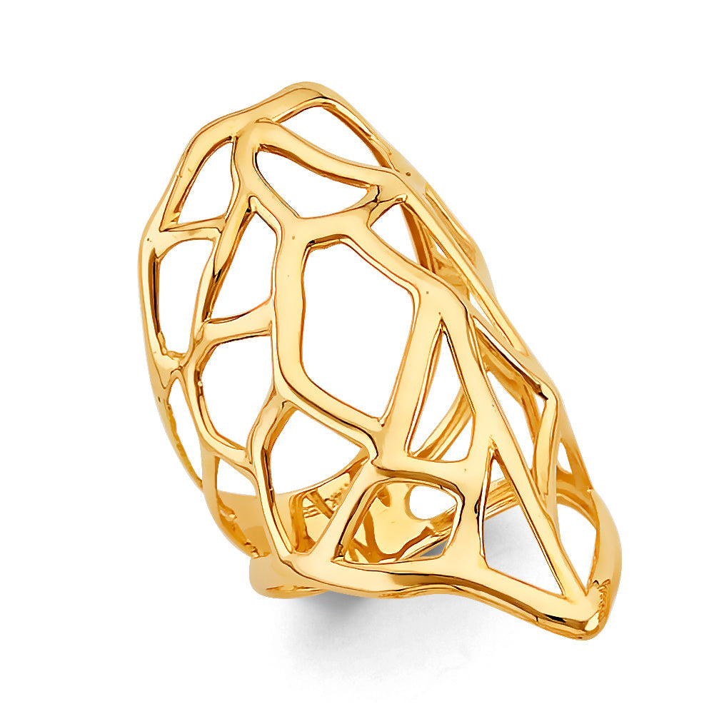 14K Yellow Gold Ladies Ring