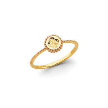 Load image into Gallery viewer, 14K Yellow Gold Clover Ring