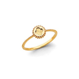 14K Yellow Gold Clover Ring