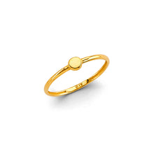 Load image into Gallery viewer, 14K Yellow Gold Round Head Stackable Ring