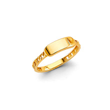 Load image into Gallery viewer, 14K Yellow Gold Bar Ladies Ring