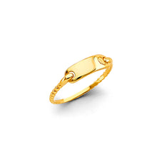 Load image into Gallery viewer, 14K Yellow Gold Rectangle Ladies Ring