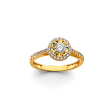 Load image into Gallery viewer, 14K Yellow Gold CZ Ring Or Set