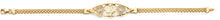 Load image into Gallery viewer, 14K Two Tone Gold CZ 15 Years ID Bracelet