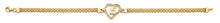 Load image into Gallery viewer, 14K Two Tone Gold CZ 15 Years Heart Bracelet