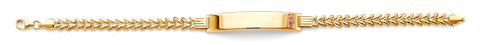 14K Yellow Gold Guadalupe ID Bracelet