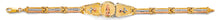 Load image into Gallery viewer, 14K Tri Color Gold ID Guadalupe Bracelet