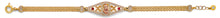 Load image into Gallery viewer, 14K Tri Color Gold CZ  Guadalupe ID Bracelet