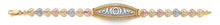 Load image into Gallery viewer, 14K Tri Color Gold Mom ID Bracelet