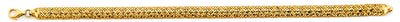 14K Yellow Gold Bar Fancy Bracelet