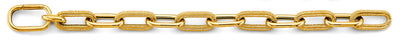 14K Yellow Gold Open Fancy Link Bracelet
