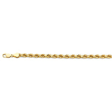 Load image into Gallery viewer, 14K Yellow Gold Solid Rope 6.4mm Chain