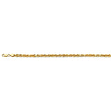 14K Yellow Gold Solid Rope 4.7mm Chain