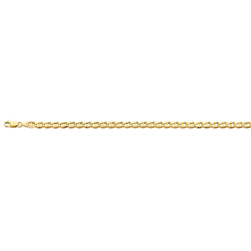 14K Yellow Gold Light 5.3mm Mariner Chain