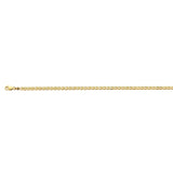 14K Yellow Gold Light 3.5mm Mariner Chain