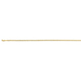 14K Yellow Gold Light 2.6mm Mariner Chain