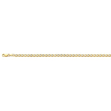 Load image into Gallery viewer, 14K Two Tone Gold Light 4.2mm Mariner Chain