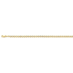 14K Two Tone Gold Light 4.2mm Mariner Chain