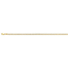 Load image into Gallery viewer, 14K Two Tone Gold Light 3.5mm Mariner Chain