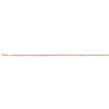 Load image into Gallery viewer, 14K Two Tone Gold Light 2.9mm Mariner Chain