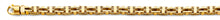 Load image into Gallery viewer, 14K Yellow Gold 6mm Hollow Square Link Chain