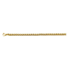 Load image into Gallery viewer, 14K Yellow Gold 5.0mm Hollow Roundish Franco Chain