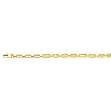 14K Yellow Gold 6mm Hollow Mariner 3+1 Chain