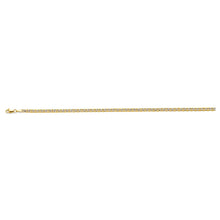 Load image into Gallery viewer, 14K Two Tone Gold 3.4mm Hollow Mariner WP Chain