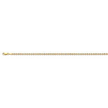 Load image into Gallery viewer, 14K Tri Color Gold 3.1mm Flat Mariner Star DC Chain