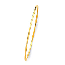 Load image into Gallery viewer, 14K Yellow Gold 1.5mm Light Plain Bangle