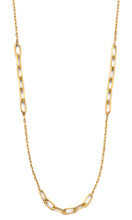 Load image into Gallery viewer, 14K Yellow Gold Light Mixed Necklace