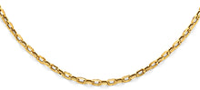 Load image into Gallery viewer, 14K Yellow Gold Bold Plain Paperclip Necklace