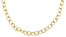 Load image into Gallery viewer, 14K Yellow Gold Hollow Oval Link Necklace