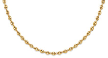 Load image into Gallery viewer, 14K Yellow Gold Puffed Mariner Necklace