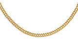 14K Yellow Gold Hollow Charm Necklace