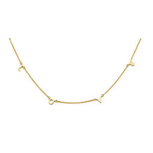 Load image into Gallery viewer, 14K Yellow Gold L-O-V-E Necklace