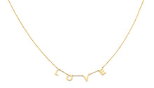 Load image into Gallery viewer, 14K Yellow Gold L-O-V-E Necklace