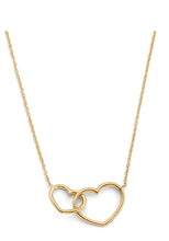 Load image into Gallery viewer, 14K Yellow Gold Together Heart Necklace