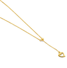 Load image into Gallery viewer, 14K Yellow Gold Heart Necklace