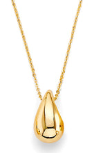 Load image into Gallery viewer, 14K Yellow Gold Water Drop Necklace