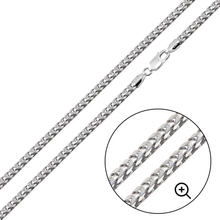 Load image into Gallery viewer, Sterling Silver 080-2MM Oval Franco Chain