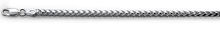 Load image into Gallery viewer, Sterling Silver Rhodium Plated 100-3mm Oval Franco Chain