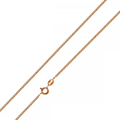 Sterling Silver Rose Gold Plated 015-.8mm Box Chain with Spring Clasp Closure