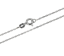 Load image into Gallery viewer, Sterling Silver Solid Cable Chain 040-1.2MM with Spring Clasp