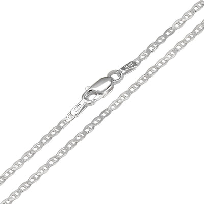 Sterling Silver 050-2MM Mariner Chain